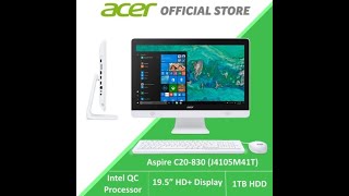 Acer AIO C20-830/PQCJ5005D/19.5inch Unboxing