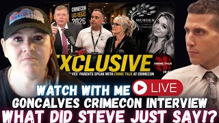 🚨LIVE! Steve and Kristi Goncalves Make WILD STATEMENTS in CrimeCon 2026 Interview with LawTuber!
