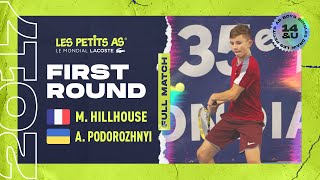 Les Petits As 2017 | Boys 1st Round | Maxime Hillhouse vs. Artem Podorozhnyi