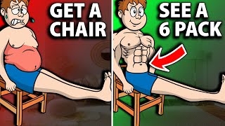 Unbelievable! 8 Minute Chair Workout to Blast Belly Fat Away!