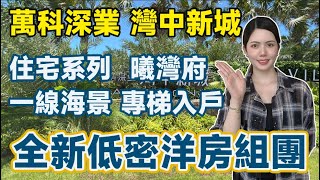 中山馬鞍島第四站｜#萬科深業灣中新城 ｜Part 1:全新低密洋房組團~曦灣府｜一線海景 專梯入戶｜50分鐘到尖沙咀｜在售79~249m²精裝三至四房｜深中通道橋頭堡物業 #深中通道住宅