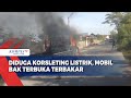 Diduga Korsleting Listrik, Mobil Bak Terbuka Terbakar