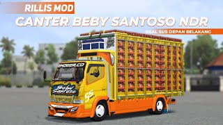 RILISS!! MOD CANTER SEASON 5 VAR BEBY SANTOSO NDR CONCEPT NEW REAL SUS FULL DETAIL |bussid v4.3.4