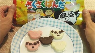 DIY Japanese Candy #014 Saku Saku Panda Making