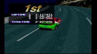 Ridge Racer - Playstation1 (PS1): TT Course - Beat the Devil Car (Black Car)