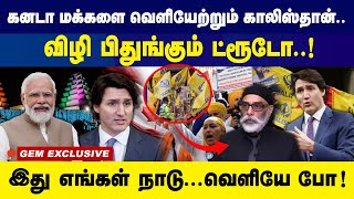 கனடா மக்களை வெளியேற்றும் காலிஸ்தான்..விழி பிதுங்கும் ட்ரூடோ| What's Behind Khalistans Grip on Canada