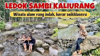 LEDOK SAMBI KALIURANG, WISATA INDAH DAN  MURAH DI JOGJA BAYAR SEIKHLASNYA