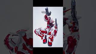 Gundam Astray Red Frame posing #gundam #gunpla #gunplacustom #gunplabuilder #shorts #gundamseed