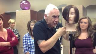 Phillip Wilson, International Creative Director ColorProof shows new haircut: hybrid firefly