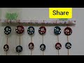 easy wall hanging diy raw material re use idea