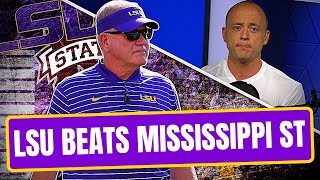 LSU Beats Mississippi State - Josh Pate Rapid Reaction (Late Kick Cut)
