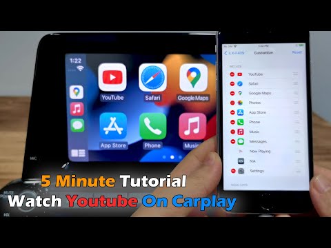 5 Minute Tutorial Watch Youtube on Carplay iPhone 6s – X iOS 15.0 – 16.7.1