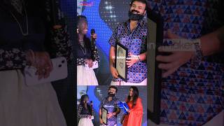 Cute Moments | Kunchacko Boban \u0026 Chinchu | Fans Meet | Milestone Makers | #shorts