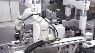 Yamaha Intelligent Machinery - Robotics - Linear Conveyor - LCM100 - Speaker Assembly Demo