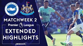 Brighton v. Newcastle United | PREMIER LEAGUE HIGHLIGHTS | 8/13/2022 | NBC Sports