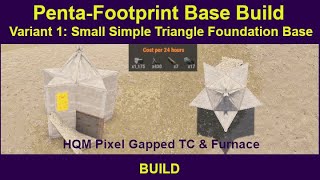 Penta-Footprint Base Build - Variant 1: Small Simple Triangle Foundation Base