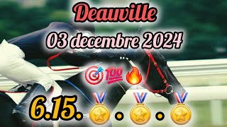 ♦️Direction Quinte demain Deauville🎖03/12/2024