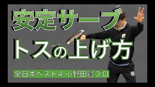 【安定サーブ】良いサーブの為のトスの上げ方、考え方【テニス】