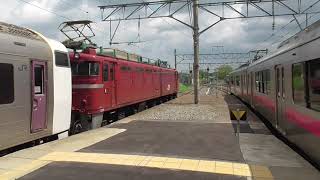 JR浪岡駅　奥羽本線 青森行き発車【701系・642M】※215系　2021.05.25