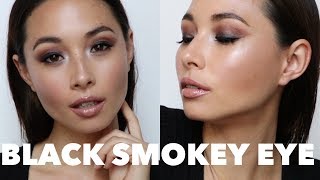 Aja Does Eman | Black Smokey Eye Makeup Tutorial | How To Smokey Eye | Aja Dang