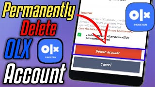 How to Delete OlX Account permanently