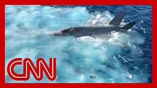 US military stealth fighter jet crashes into the ocean