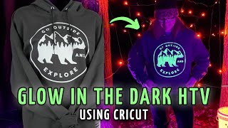 Glow in the dark HTV Tutorial Using Cricut