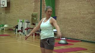 Spinal rotation in standing