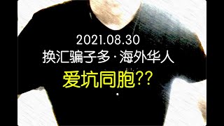 2021.08.30 换汇骗子多，海外华人为什么爱坑同胞，波兰警察也喜欢盯着华人