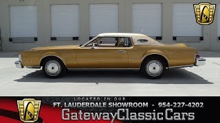 550-FTL 1974 Lincoln Continental Mark IV