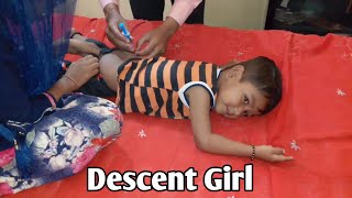 BABY GIRLS TAKING INJECTION | im injection