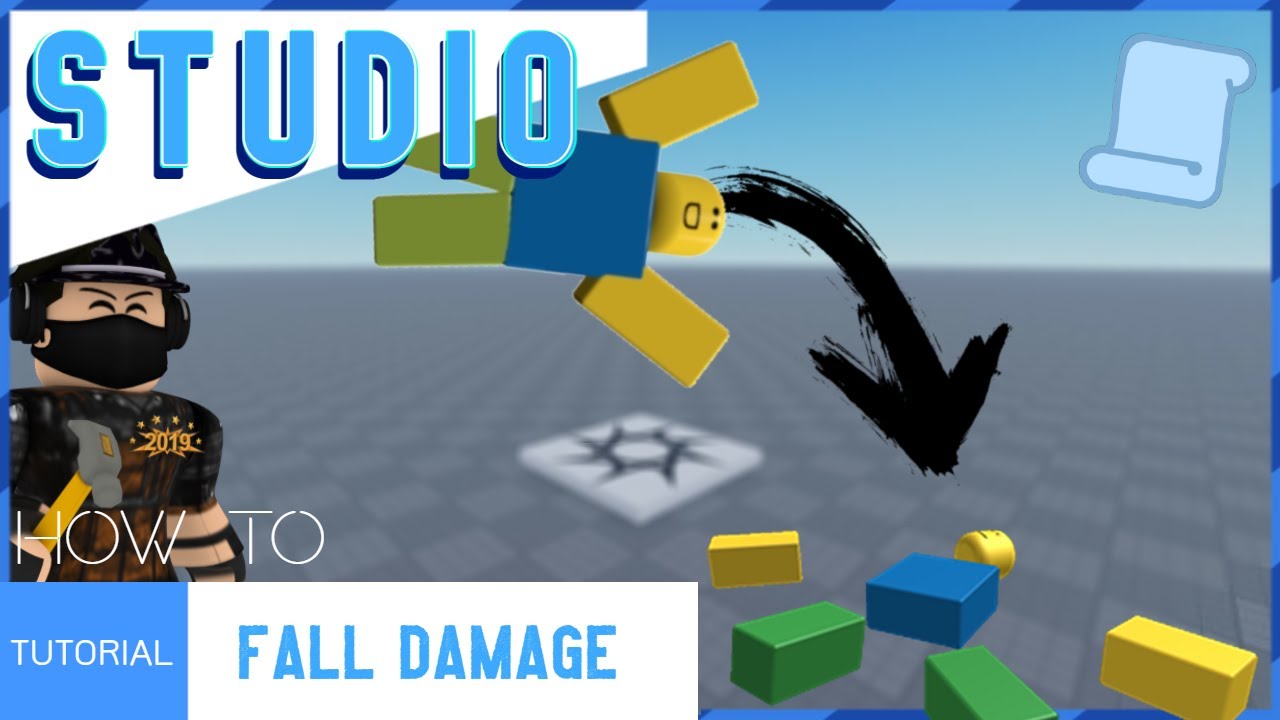 Roblox Studio How To Make Fall Damage Customizable Youtube