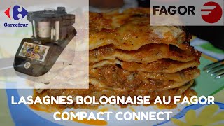 lasagnes bolognaise au robot Fagor compact connecté.