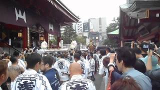 三社祭２０１５　浅草寺　西浅三北　神輿渡御　神輿渡御　２０１５．５．１６