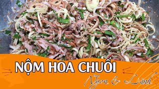 Bí quyết làm nộm hoa chuối ngon và giòn – Gỏi bắp chuối