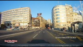 driving in Belgrade and New Belgrade / September 2018 / Serbia