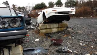 Nissan 300zx at the Salvage Yard in Pennsylvania!