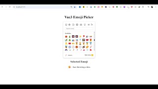 Build a Vue.js 3 Emoji Picker With Live Preview Component in Browser Using vue3-emoji-picker in TS