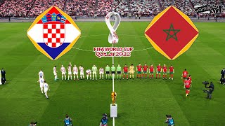 CROATIA vs MOROCCO • FIFA WORLD CUP QATAR 2022 - 3rd Place Playoff • eFootball PES 2021
