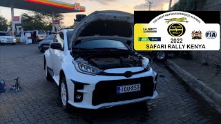 2022 WRC SAFARI RALLY KENYA - RECCE CAR WASH \u0026 SERVICE - Monday 20/06