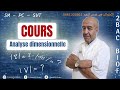 cours Analyse dimensionnelle     التحليل البعدي