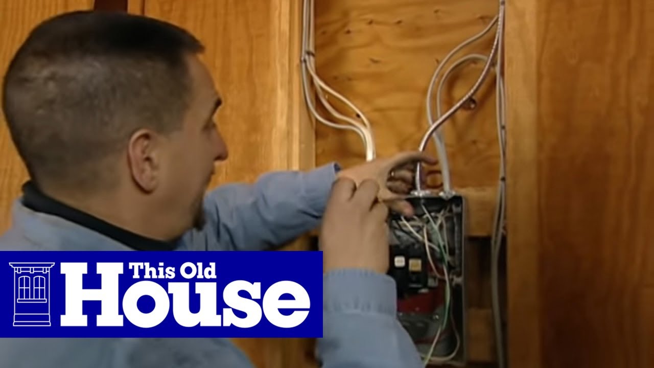 How To Connect A 220-Volt Receptacle To A 20-Amp Breaker | This Old ...