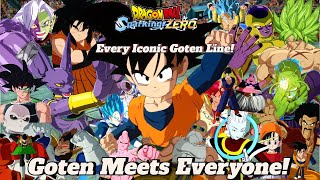 Every Goten Interaction in Dragon Ball: Sparking! Zero FINALLY! | Full Dialogue Compilation