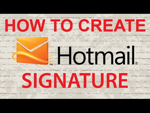 Add Picture / Image to Hotmail Signature Add Picture / Image to Hotmail Signature