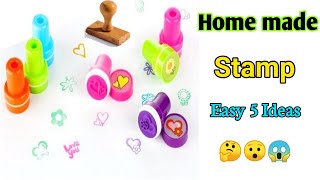 How to make stamp /Home made stamp in tamil/craft tamil