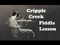 Cripple Creek - Basic Fiddle Lesson