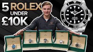 Top 5 Rolex Watches Under £10,000 | Datejust, Explorer 2, OP, Sub, Milgauss