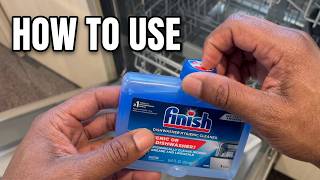 How to Use Finish Dishwasher Hygienic Cleaner