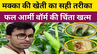 मक्का की खेती कैसे करे। makka ki kheti kaise kare। mage farming। makka me fall armyworm.