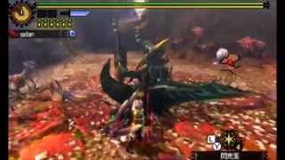 【MH4G】超高出力属性解放斬りの強さが分かる動画【ロマン盾斧】